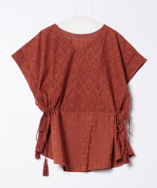 チャイハネ（チャイハネ）の「【チャイハネ】シフルディトップス（その他トップス・レディース・ブラウン/ホワイト/ブラック・FREE）」の3枚目の写真