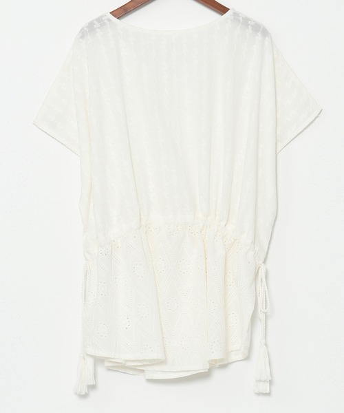 チャイハネ（チャイハネ）の「【チャイハネ】シフルディトップス（その他トップス・レディース・ブラウン/ホワイト/ブラック・FREE）」の4枚目の写真