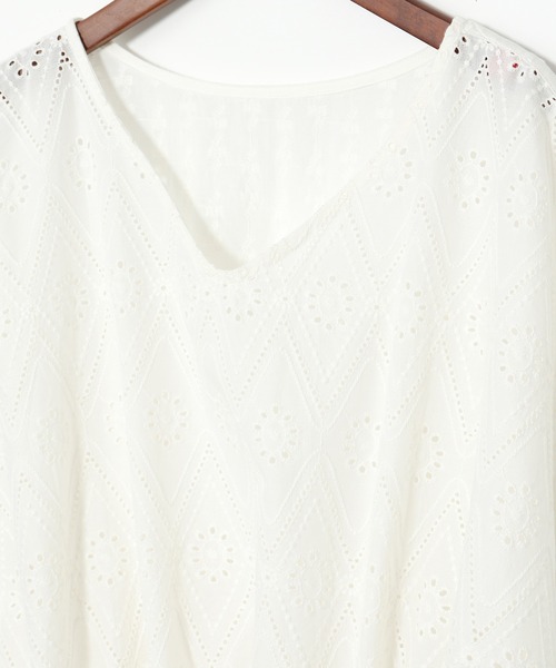 チャイハネ（チャイハネ）の「【チャイハネ】シフルディトップス（その他トップス・レディース・ブラウン/ホワイト/ブラック・FREE）」の5枚目の写真