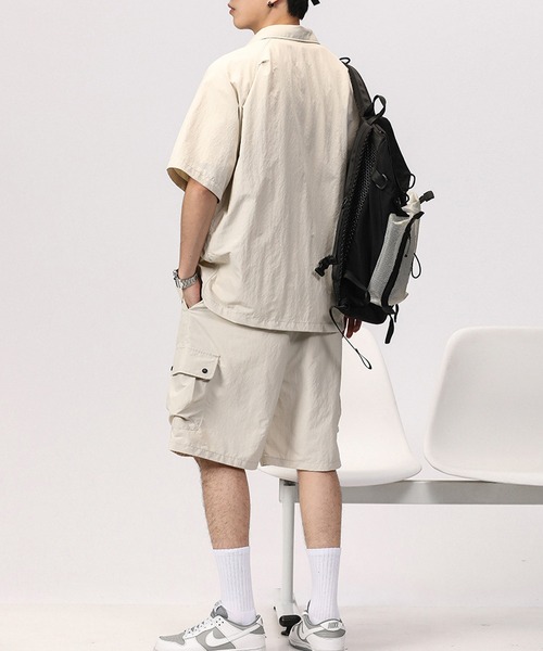 aimoha(アイモハ)の「aimoha outdoorユニセックス ポケット シャツ (SS)(シャツ/ブラウス・レディース・オフホワイト/ネイビー/ベージュ・SMALL/MEDIUM/LARGE)」の13枚目の写真