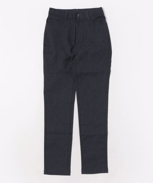BELLUNA PLUS(ベルーナ)の「ウルトラ美脚!ストレッチパンツ73丈(その他パンツ・レディース・ブラック系その他/ベージュ系/チャコール/インディゴブルー/チェック/ブラック系/グレー系その他/ブラック系その他2/ブラウン系/ブラック/ネイビー系/グレー系/ブラック系その他4/ブラック系その他3・LARGE/MEDIUM/SMALL/X-LARGE)」の1枚目の写真