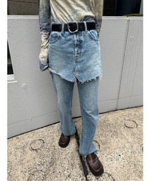 BLACK BY MOUSSY | layered denim(レイヤードデニム)(デニムパンツ)