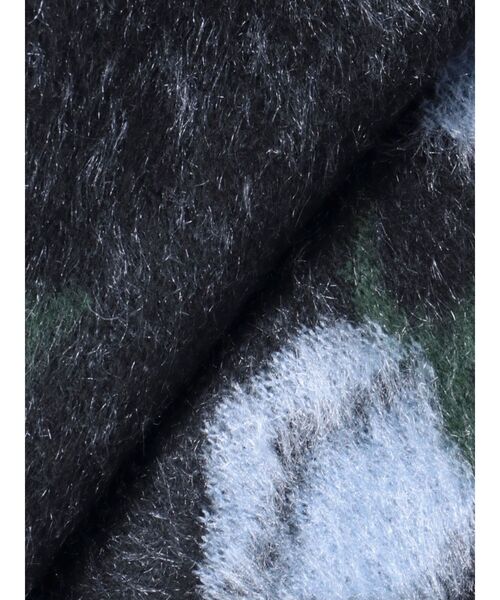 jouetie（ジュエティ）の「パターンシャギーニットプルオーバー 花柄/レオパード/赤ニット（ニット/セーター・レディース・ブラック/ベージュ/グレー/アイボリー・MEDIUM）」の16枚目の写真