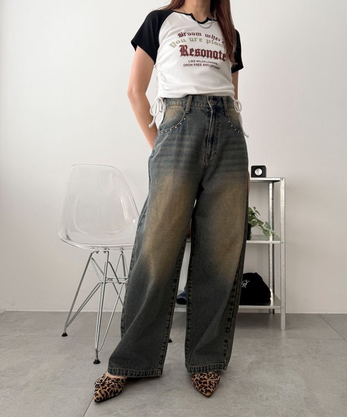 WEGO（ウィゴー）の「WEGO/ハトメベルトポインテッドシューズ（パンプス・レディース・ブラウン/シルバー/オフホワイト/ブラック/ワイン/レッド系その他/レッド/ホワイト/ブラウン系その他/その他1/ライトピンク・LARGE/MEDIUM/SMALL/X-LARGE）」の15枚目の写真