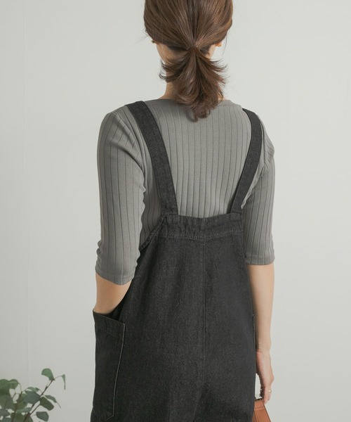 URBAN RESEARCH DOORS（アーバンリサーチドアーズ）の「針抜き6分袖カットソー（Tシャツ/カットソー・レディース・オフホワイト/レッド/チャコールグレー・MEDIUM）」の17枚目の写真