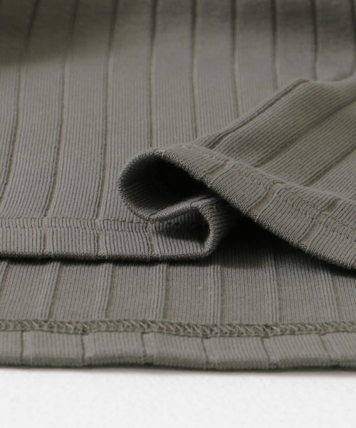 URBAN RESEARCH DOORS（アーバンリサーチドアーズ）の「針抜き6分袖カットソー（Tシャツ/カットソー・レディース・オフホワイト/レッド/チャコールグレー・MEDIUM）」の7枚目の写真