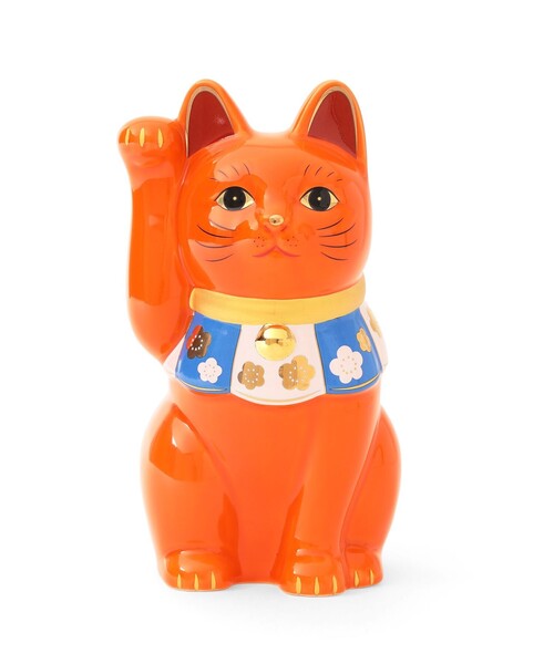 【別注】中外陶園 / まねき猫 梅柄 右手 5号（インテリア雑貨）｜BEAMS JAPAN（ビームス ジャパン）