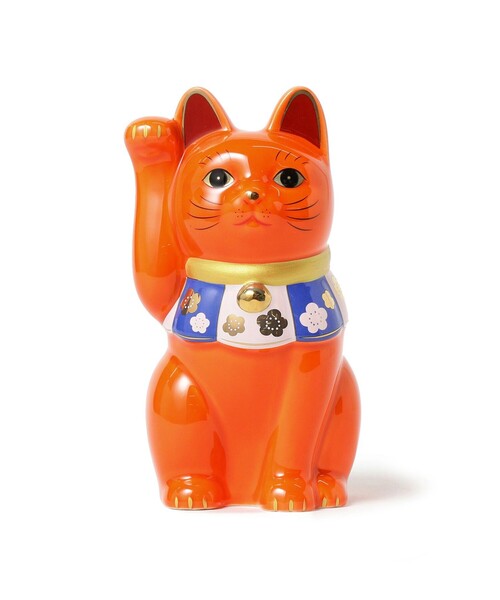【別注】中外陶園 / まねき猫 梅柄 右手 5号（インテリア雑貨）｜BEAMS JAPAN（ビームス ジャパン）