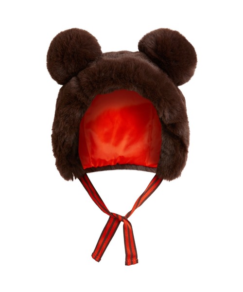 【新品未使用】MINI RODINI ミニロディーニ　耳付きファー帽子 Mini Rodini（ミニロディーニ）の「mini rodini / ファーイヤーハット