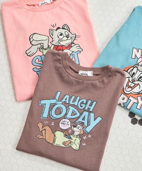 pairmanon(ペアマノン)の「【リンクコーデ】オリジナル シンプルプリント 長袖 Tシャツ(Tシャツ/カットソー・キッズ・ブラック系その他/ホワイト系その他2/ホワイト系その他4/ブラウン系その他2/ピンク系その他/ブラウン系その他/ブルー系その他2/ブラック系その他2/ブラウン系その他3/ベージュ系その他/ホワイト系その他3/ピンク系その他4/ピンク系その他2/ピンク系その他3/グリーン系その他/ブルー系その他/グリーン系その他2/ベージュ系その他2/ホワイト系その他/パープル系その他・120/90/140/100/130/150/110)」の7枚目の写真