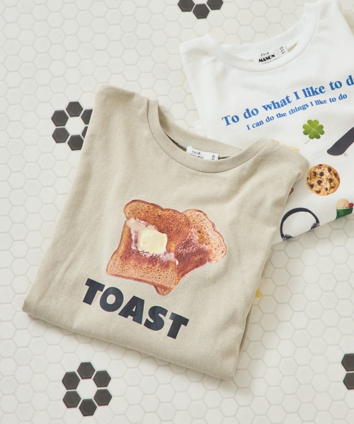 pairmanon(ペアマノン)の「【リンクコーデ】オリジナル シンプルプリント 長袖 Tシャツ(Tシャツ/カットソー・キッズ・ブラック系その他/ホワイト系その他2/ホワイト系その他4/ブラウン系その他2/ピンク系その他/ブラウン系その他/ブルー系その他2/ブラック系その他2/ブラウン系その他3/ベージュ系その他/ホワイト系その他3/ピンク系その他4/ピンク系その他2/ピンク系その他3/グリーン系その他/ブルー系その他/グリーン系その他2/ベージュ系その他2/ホワイト系その他/パープル系その他・120/90/140/100/130/150/110)」の10枚目の写真