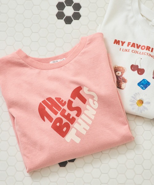 pairmanon(ペアマノン)の「【リンクコーデ】オリジナル シンプルプリント 長袖 Tシャツ(Tシャツ/カットソー・キッズ・ブラック系その他/ホワイト系その他2/ホワイト系その他4/ブラウン系その他2/ピンク系その他/ブラウン系その他/ブルー系その他2/ブラック系その他2/ブラウン系その他3/ベージュ系その他/ホワイト系その他3/ピンク系その他4/ピンク系その他2/ピンク系その他3/グリーン系その他/ブルー系その他/グリーン系その他2/ベージュ系その他2/ホワイト系その他/パープル系その他・120/90/140/100/130/150/110)」の19枚目の写真