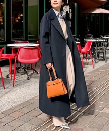 NOLLEY’S Sophi | アンゴラロングベルテッドコート 24AW(その他アウター)