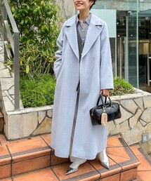 NOLLEY’S Sophi | アンゴラロングベルテッドコート 24AW(その他アウター)