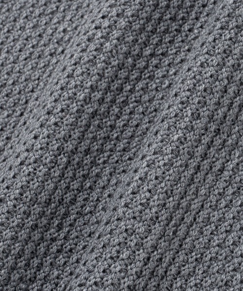 LA MARINE FRANCAISE（マリン フランセーズ）の「ポップコーン編みショートジャケット（テーラードジャケット・レディース・オリーブ/グレー/ネイビー・FREE）」の12枚目の写真