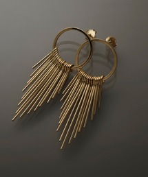 【YArKA/ヤーカ】arrange 15 stick earring(pierce) / 光線イメージピアス