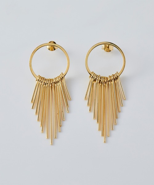 YArKA(ヤーカ)の「【YArKA/ヤーカ】arrange 15 stick earring(pierce) / 光線イメージピアス(ピアス(両耳用)・メンズ・ゴールド・FREE)」の11枚目の写真