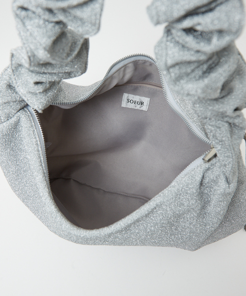 soeur（スール）の「●SOEUR/ラメニットフリルショルダー（トートバッグ・レディース・ブラック/シルバー/シャンパン・フリー）」の17枚目の写真