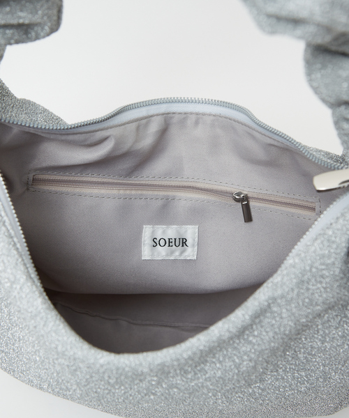soeur（スール）の「●SOEUR/ラメニットフリルショルダー（トートバッグ・レディース・ブラック/シルバー/シャンパン・フリー）」の18枚目の写真