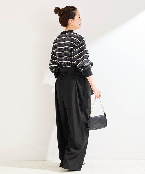 【セール】Healthknit/ヘルスニット 別注 ベロアクルーネックボーダープルオーバー（Tシャツ/カットソー）｜Healthknit（ヘルスニット）