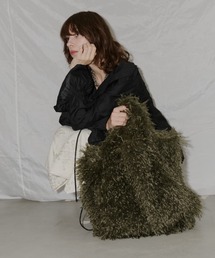 yae | Color shaggy bag / カラーシャギーバッグ(ハンドバッグ)