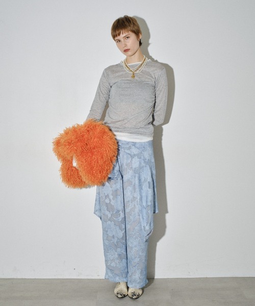 yae（ヤエ）の「Color shaggy bag / カラーシャギーバッグ