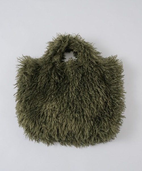 チェリー☆様【未使用】yae ★ ヤエ Shaggy シャギー ジャコット yae（ヤエ）の「Color shaggy bag / カラーシャギーバッグ