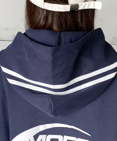 non-hedge（ノンヘッジ）の「ラインロゴビッグパーカー（パーカー・レディース・ブラック/オートミール/ネイビー・FREE）」の21枚目の写真