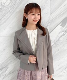 index | ◆ストレッチライダースジャケット【洗える】(ライダースジャケット)