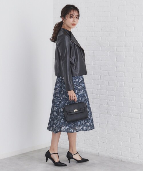 セール】ストレッチライダースジャケット【洗える】（ライダース