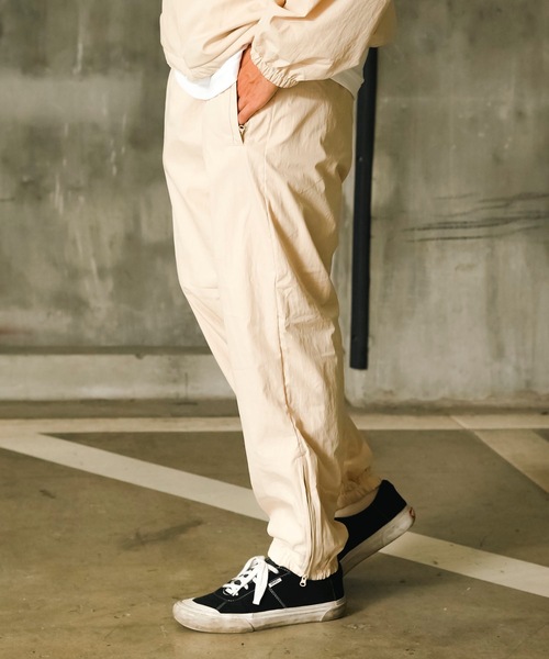 Stars Stripes（スターズストライプス）の「【Stars Stripes/スターズ ストライプス】Water Repellent Lined Track Pants ナイロン トラックパンツ イージーパンツ シルエット調整可能　撥水加工　セットアップ対応可能（その他パンツ・メンズ・クリーム/ブラック/ネイビー・MEDIUM/XX-LARGE/X-LARGE/LARGE/SMALL）」の21枚目の写真