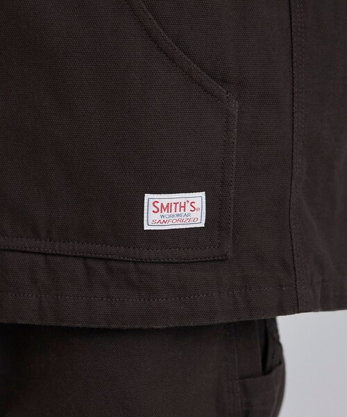 SMITH'S（スミス）の「SMITH’S（スミス）別注ダックカバーオール（カバーオール・メンズ・ブラック/モカ・M/L/XL）」の6枚目の写真
