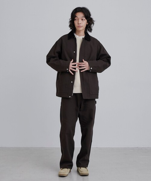SMITH'S（スミス）の「SMITH’S（スミス）別注ダックカバーオール（カバーオール・メンズ・ブラック/モカ・M/L/XL）」の7枚目の写真
