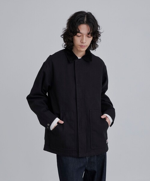 SMITH'S（スミス）の「SMITH’S（スミス）別注ダックカバーオール（カバーオール・メンズ・ブラック/モカ・M/L/XL）」の14枚目の写真