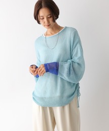 LEPSIM | 5ゲージメッシュギャザープルオーバー 153632(ニット/セーター)