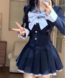 ワンショルダースリムフィット長袖