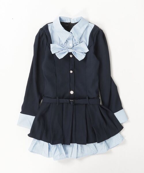 gossip!ロサンゼルス(ゴシップロサンゼルス)の「ワンショルダースリムフィット長袖(ワンピース・レディース・ネイビー・M/S)」の8枚目の写真