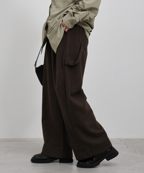 select MOCA（セレクトモカ）の「ウールタッチペインターパンツ