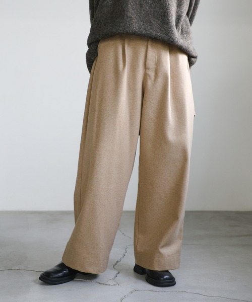 select MOCA(セレクトモカ)の「【新サイズ追加】ウールタッチペインターパンツ(その他パンツ・レディース・ベージュ/ブラック/チャコールグレー/ブラウン・MEDIUM/LARGE/SMALL/LT)」の17枚目の写真