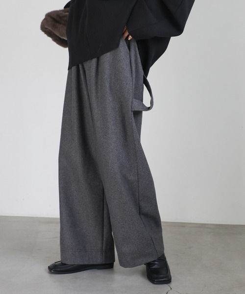 select MOCA（セレクトモカ）の「ウールタッチペインターパンツ（その他パンツ・レディース・ベージュ/ブラック/チャコールグレー/ブラウン・MEDIUM/LARGE/SMALL）」の19枚目の写真