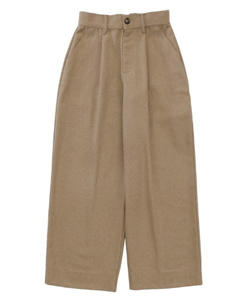 select MOCA（セレクトモカ）の「ウールタッチペインターパンツ（その他パンツ・レディース・ベージュ/ブラック/チャコールグレー/ブラウン・MEDIUM/LARGE/SMALL）」の7枚目の写真