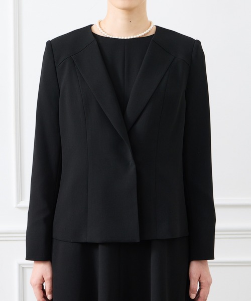 AIMER（エメ）の「【喪服・礼服】ダブルブレストテーラードジャケット（テーラードジャケット・レディース・ブラック・SMALL/MEDIUM/LARGE/X-LARGE）」の3枚目の写真