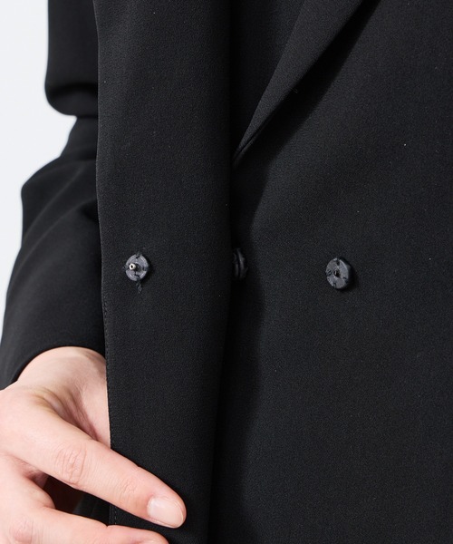AIMER（エメ）の「【喪服・礼服】ダブルブレストテーラードジャケット（テーラードジャケット・レディース・ブラック・SMALL/MEDIUM/LARGE/X-LARGE）」の5枚目の写真