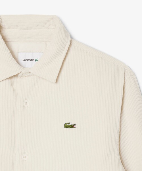 LACOSTE（ラコステ）の「裏地キルティング インサレーションコーデュロイシャツジャケット（シャツ/ブラウス・メンズ・ブラック/ブラウン/オフホワイト・38/40/39/41）」の22枚目の写真