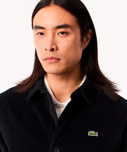 LACOSTE（ラコステ）の「裏地キルティング インサレーションコーデュロイシャツジャケット（シャツ/ブラウス・メンズ・ブラック/ブラウン/オフホワイト・38/40/39/41）」の5枚目の写真