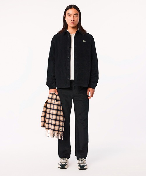 LACOSTE（ラコステ）の「裏地キルティング インサレーションコーデュロイシャツジャケット（シャツ/ブラウス・メンズ・ブラック/ブラウン/オフホワイト・38/40/39/41）」の6枚目の写真