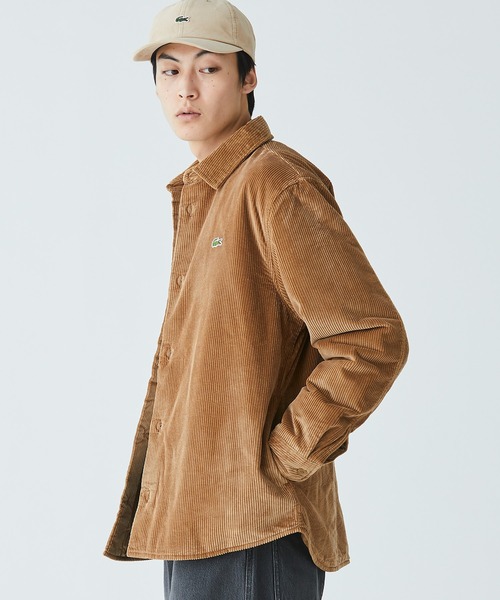 LACOSTE（ラコステ）の「裏地キルティング インサレーションコーデュロイシャツジャケット（シャツ/ブラウス・メンズ・ブラック/ブラウン/オフホワイト・38/40/39/41）」の12枚目の写真