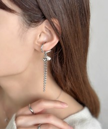 iso（イソ）の「2way/ジャラジャラハート×パールイヤーカフ（イヤーカフ）」