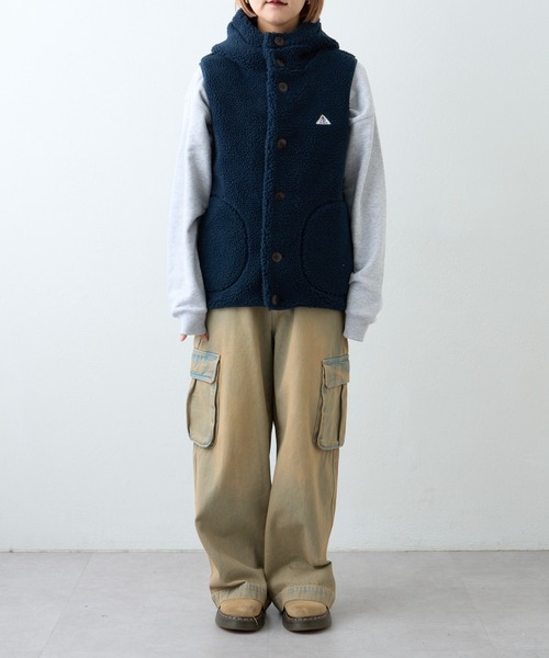 GEVACO / ボアベスト/39/ポリエステル/GRN/無地/8041M GEVACO（ゲバコ）の「【GEVACO】ボアベスト（ベスト）」 - WEAR