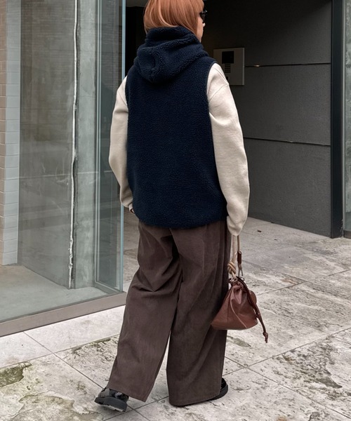 GEVACO(ゲバコ)の「【GEVACO】ボアベスト(ベスト・メンズ・ネイビー/ベージュ系その他/ミント・LARGE/SMALL/MEDIUM)」の10枚目の写真